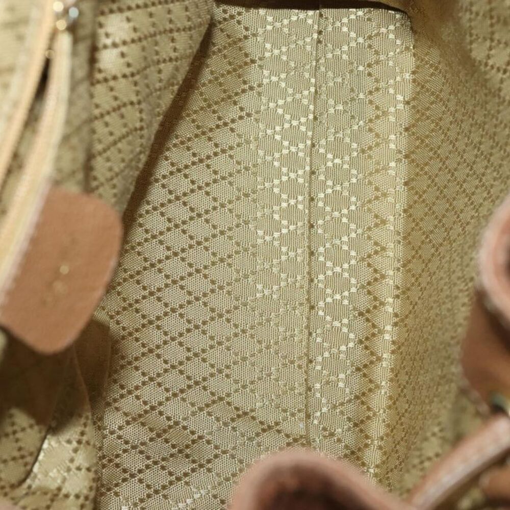 Gucci Vintage Bamboo Backpack Suede And Leather Brown Suede Backpack Bag - Picture 5 of 16